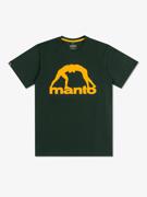 MANTO vibe 25 tshirt-pine green/yellow